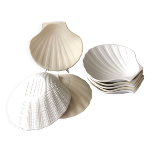 8 coquilles Saint Jacques anciennes