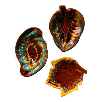 Ensemble de 3 vide-poches en céramique Vallauris