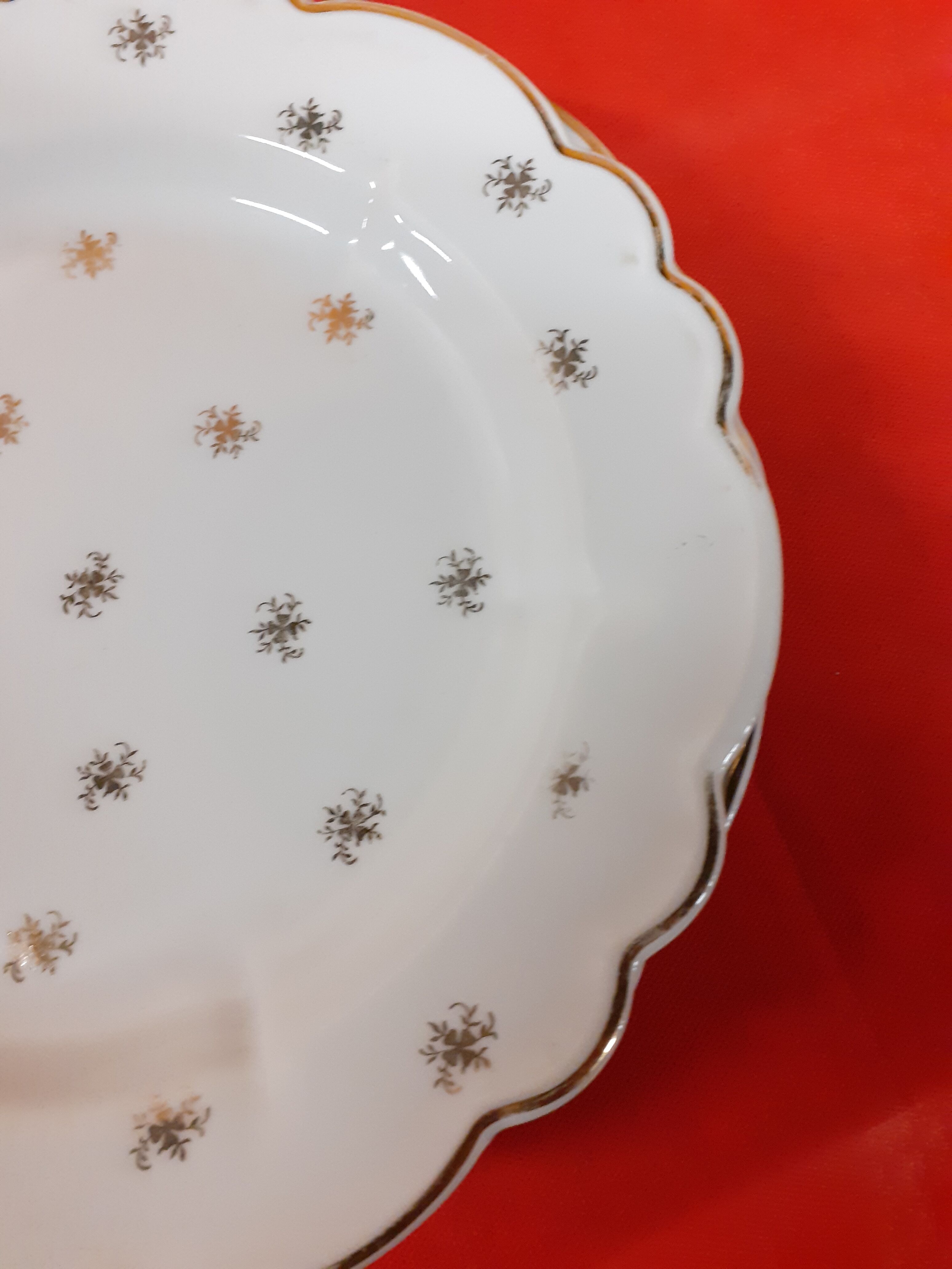 Set de 2 plats ronds