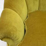 Pair of Mid-Century Modern Italian Velvet Armchairs, 1950s