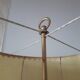 Lampadaire tripode laiton - 3 feux Style baroque - 1960