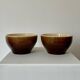 Set of two large vintage bowls