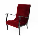 Ezio Longhi Mid-Century Modern Italian Mitzi Armchair for Elam, 1950s