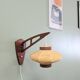 Danish vintage wall light in teak