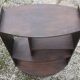 Art-Deco oval brown harness with shelves