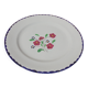 Round dish Salins Mle Rosemonde Floral decoration
