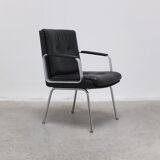 Executive leather armchair by Egon Eiermann for Wilde + Spieth, 1960s