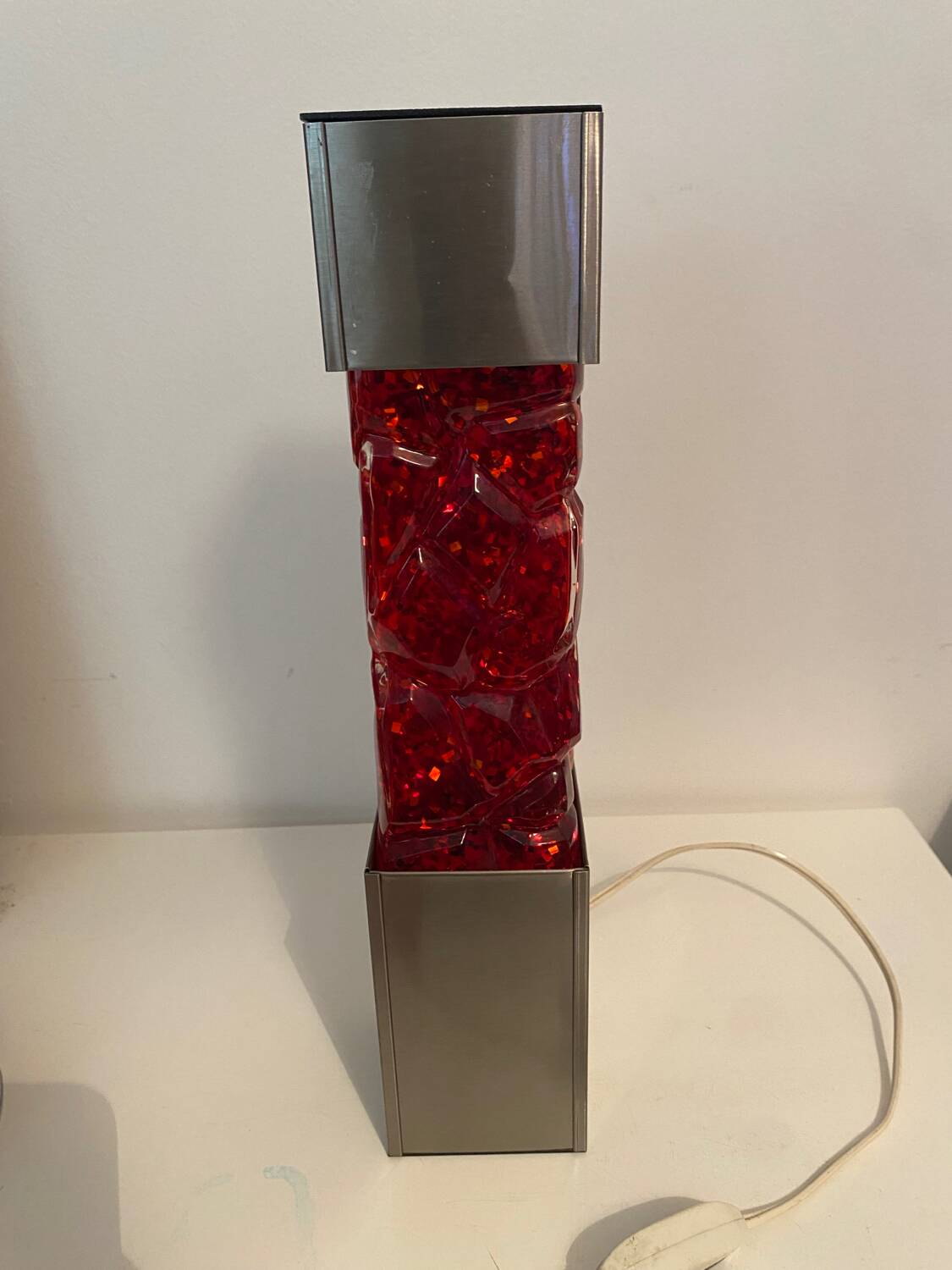 70s glitter lamp