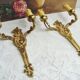 Old bronze rock style appliques