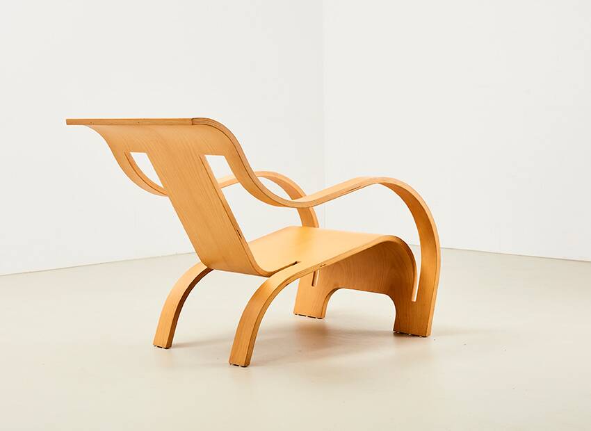 Gerald Summers Plywood Lounge Chair Italy 1933/1998