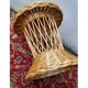Rattan side table