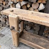 Renovated carpenter's workbench