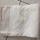 Antique linen sheet with days, embroideries and monograms worked