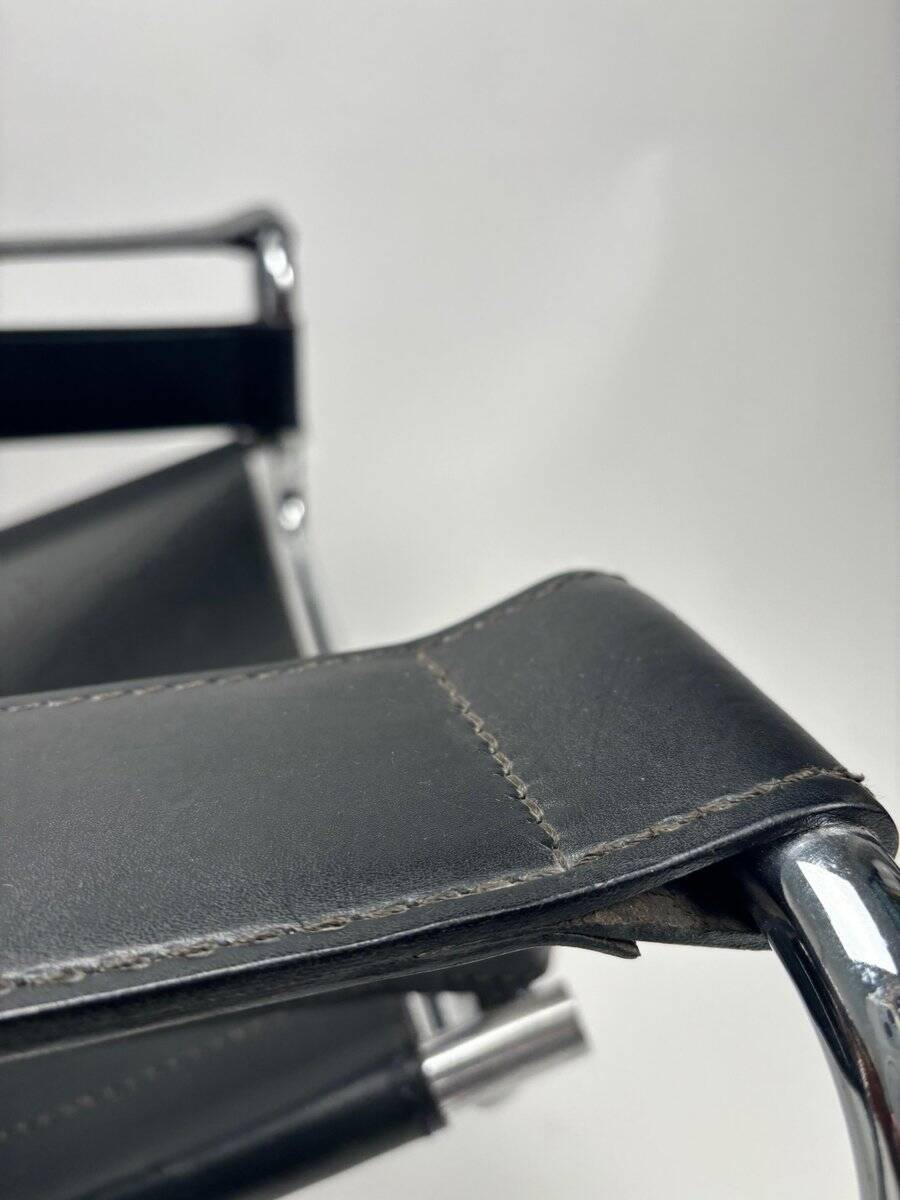 Original Wassily Armchairs attributed to Marcel Breuer for Gavina, 1970s, Set of 2