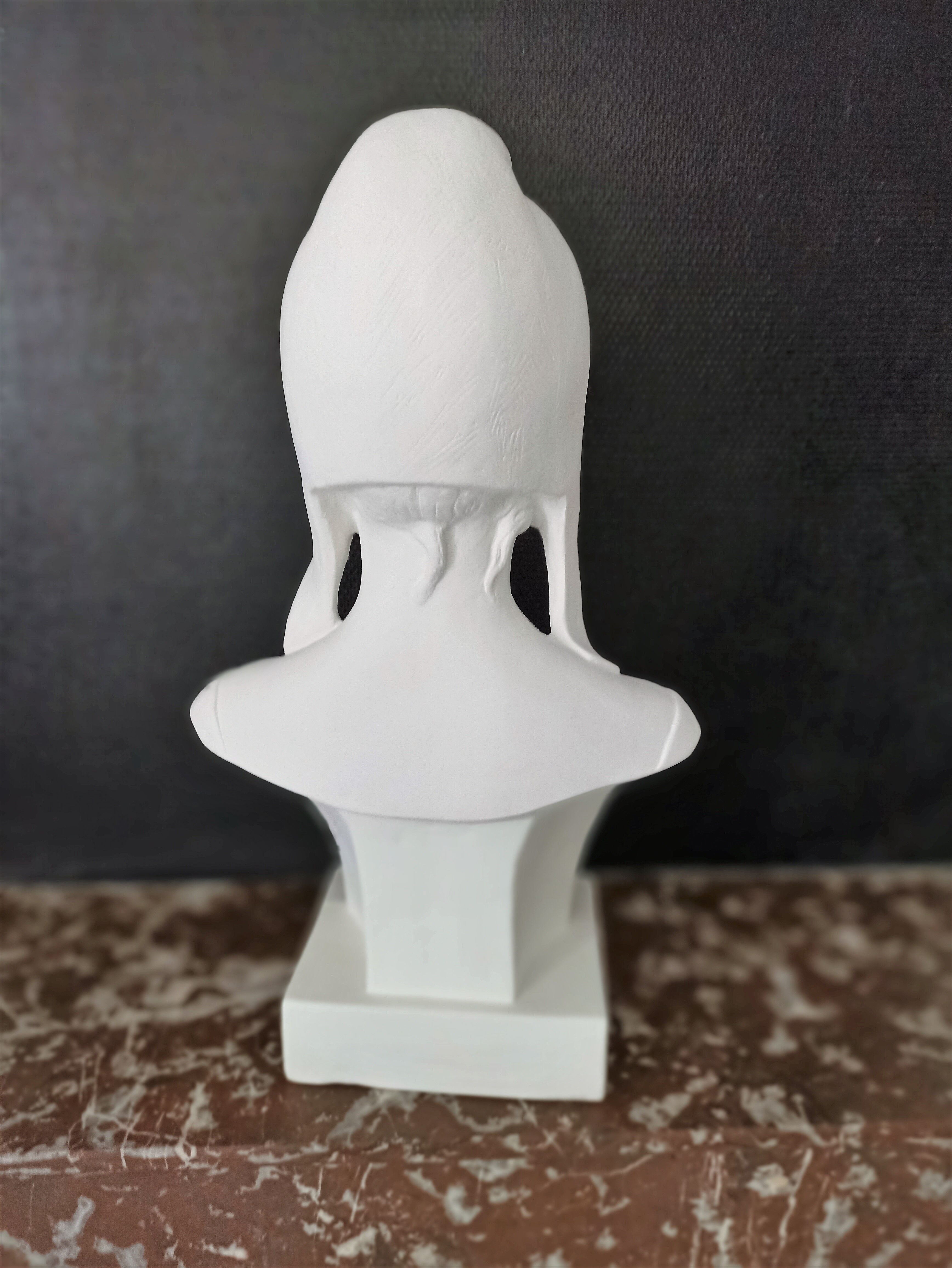 Large bust Marianne H:64cm B. Bardot in plaster