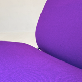 G-type 1-2-3 purple easy chair by Verner Panton for Fritz Hansen, Denmark 1970s.