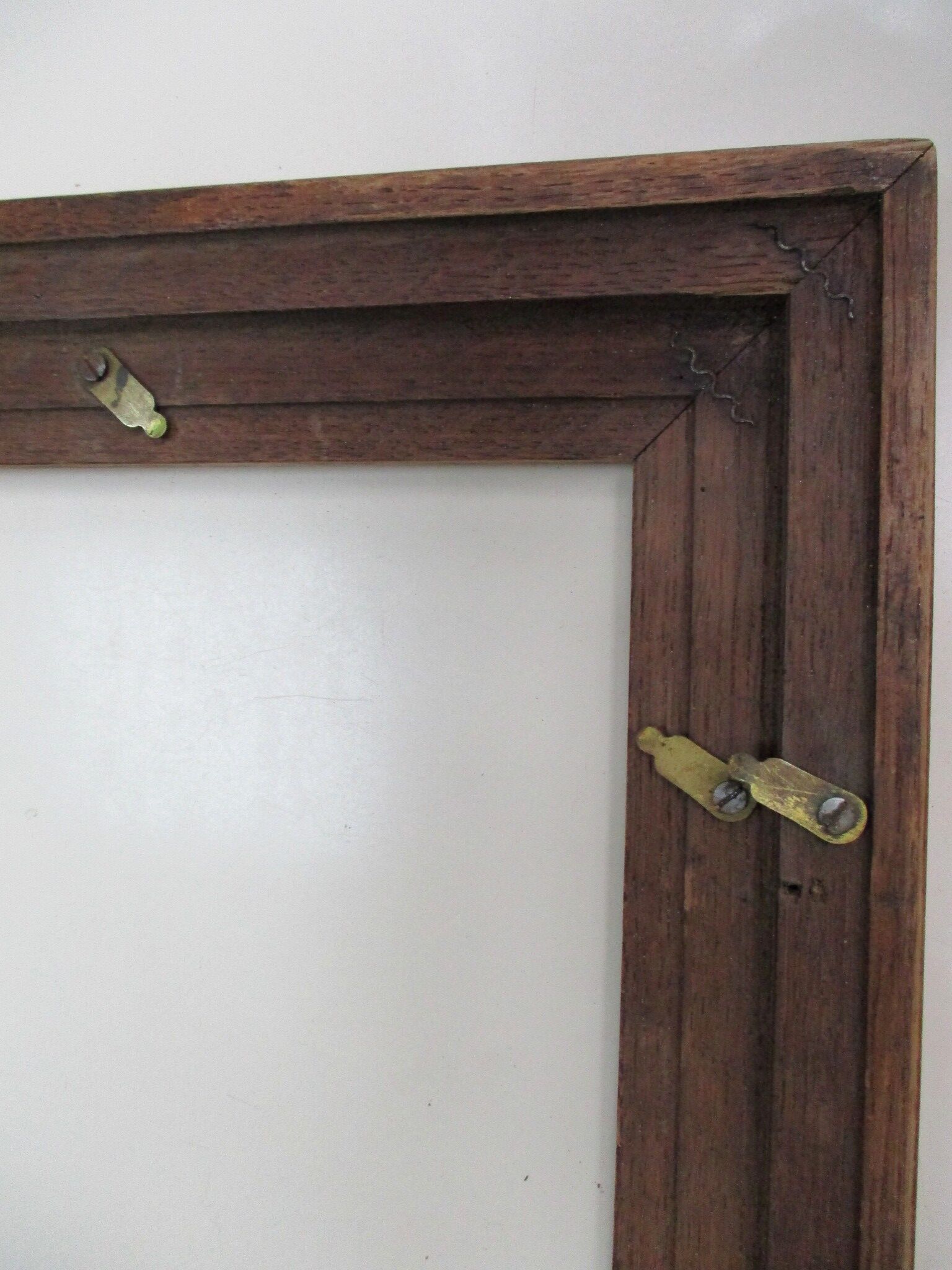 Old solid oak frame for painting