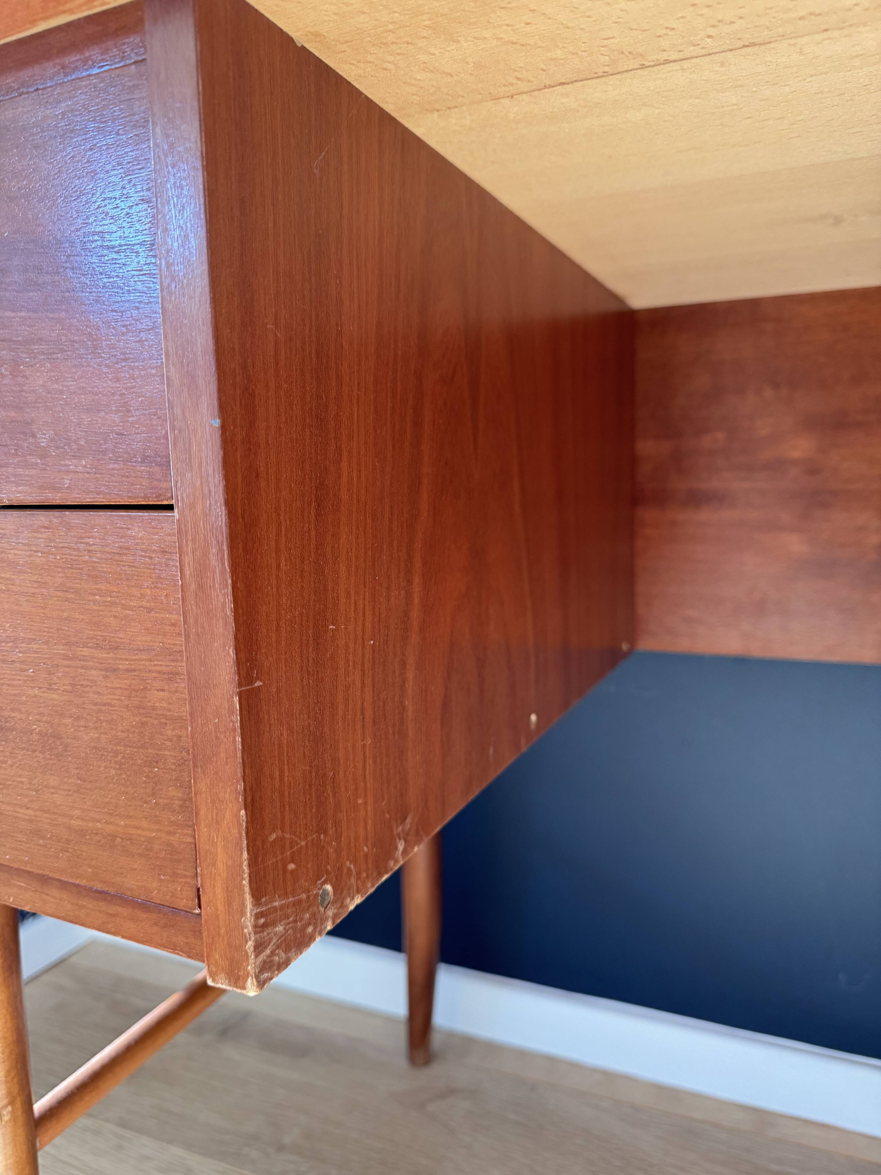 Vintage Scandinavian style desk from the 60s