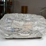 ERCO thick glass wall lamp from the 70s