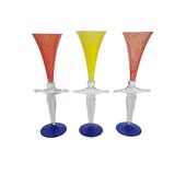 Jiří Šuhájek & Ivan Štefánik - glasses(3) gesigneerd - Tjechisch art