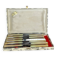Ensemble de 12 couteaux vintage