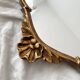 Antique Louis XV gilded mirror with vintage rocaille shell