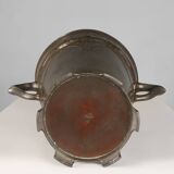 Art Nouveau stamped Tin Wine or Champagne Cooler, Belgium, 1906