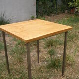 4 tables 1960 wood and metal