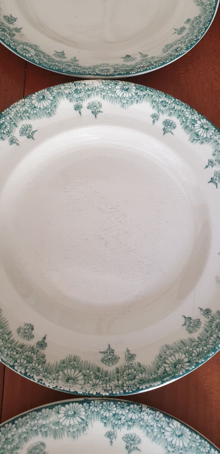 Six longwy chatenet model plates