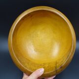 Wooden dish signed E - Circa 1960-1970