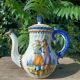 Henriot Quimper Teapot Sugar Bowl