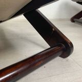 Pair of folding armchairs
