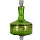 Italian green carafe Artistiche crystal.