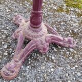 Antique cast iron bistro restaurant pedestal table - 1900s