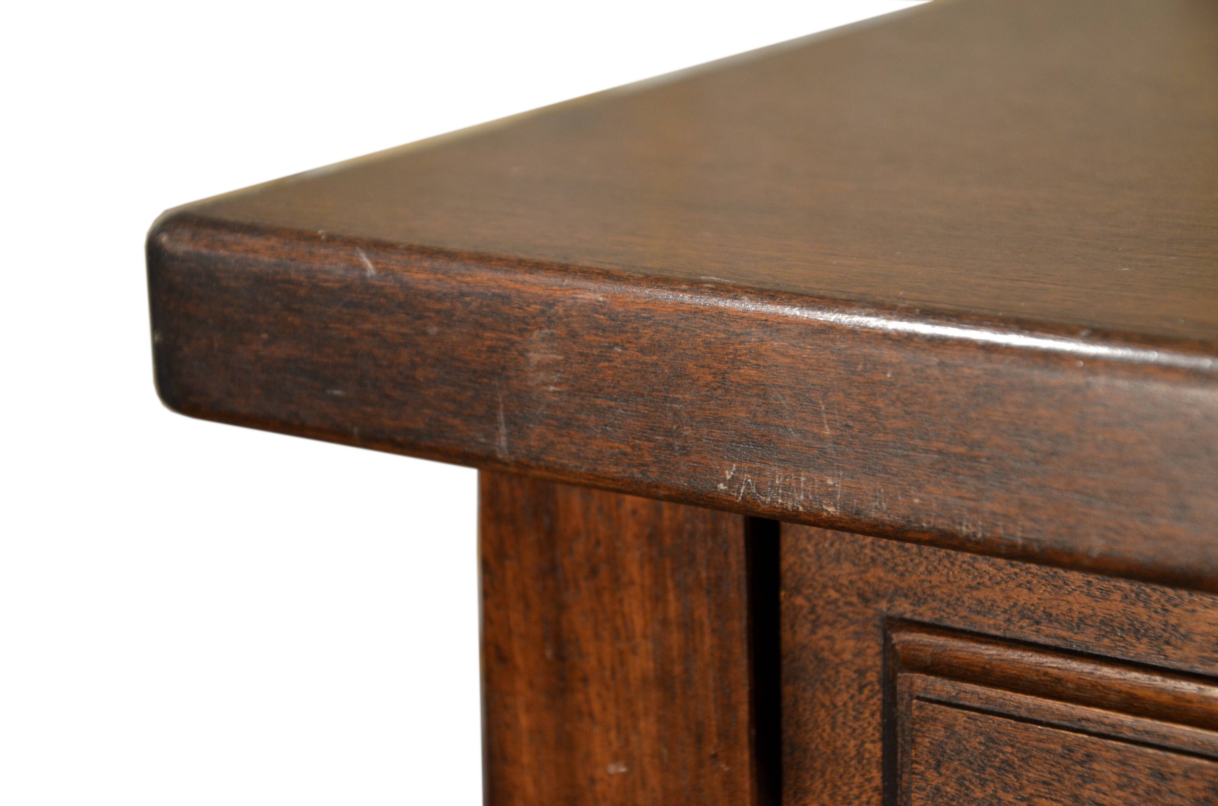 Solid oak bedside table, 59x37x57cm