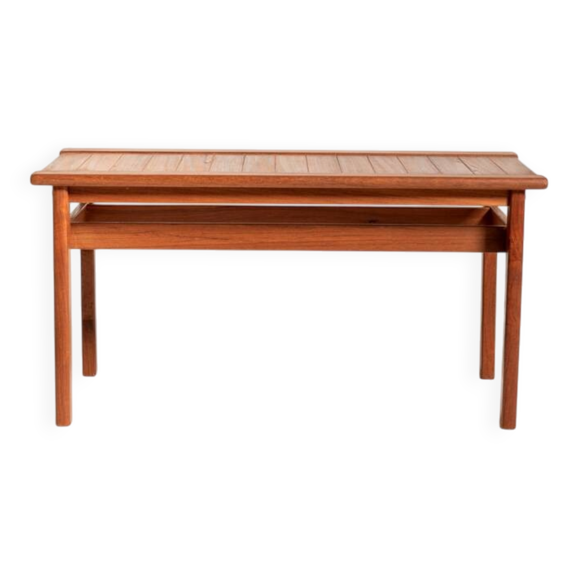 Scandinavian teak bench, 1960s