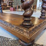 Oak serving console