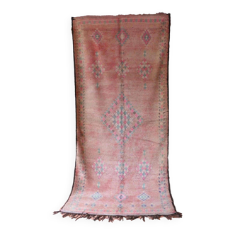 BOUJAD. Tapis marocain vintage, 180 x 407 cm