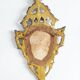 Miroir bois doré 56 x 32 cm