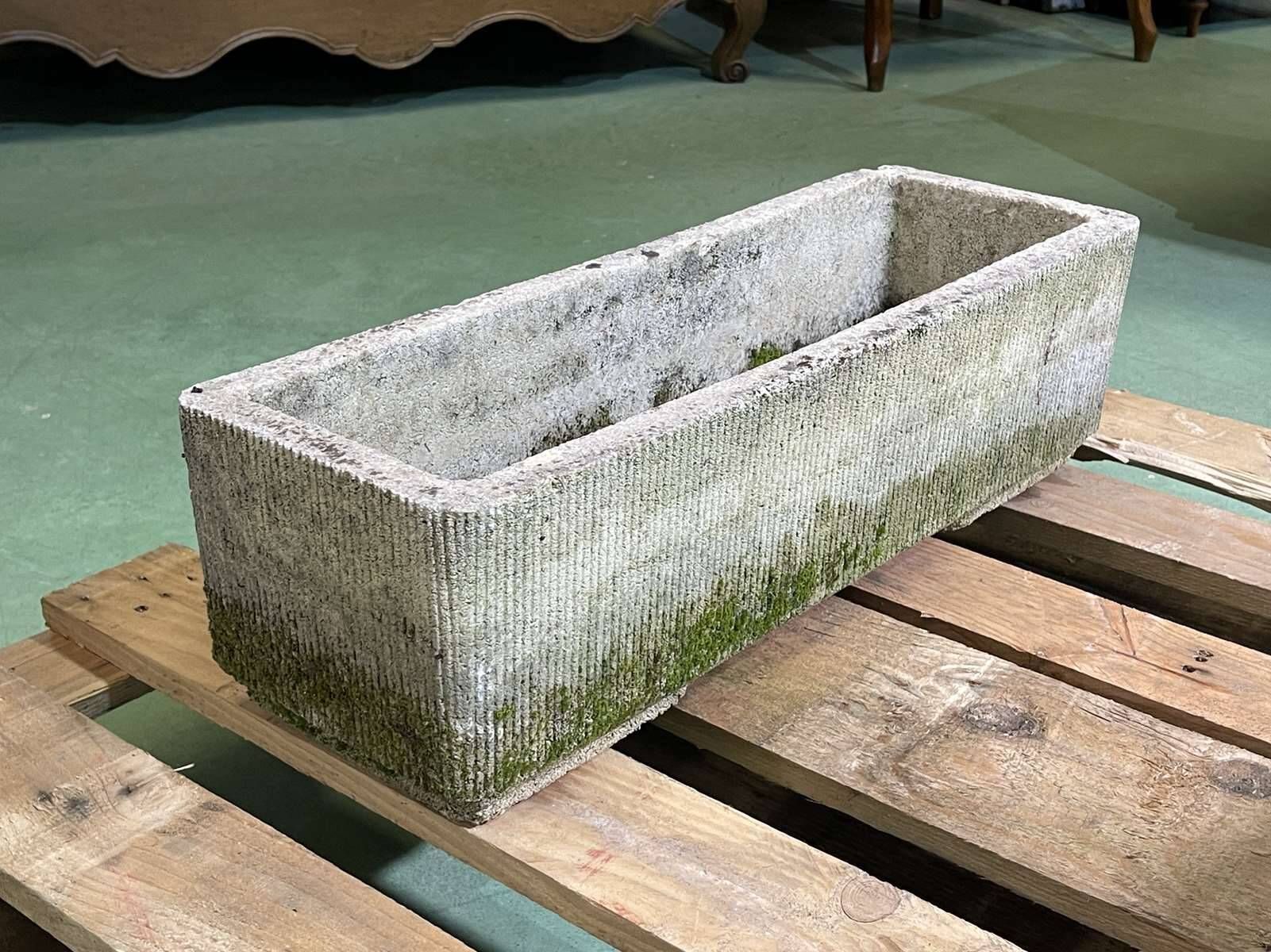 Jardinière en pierre reconstituée de la marque grandon des années 70 ...