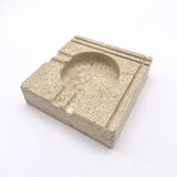 Vintage travertine ashtray, 1970s