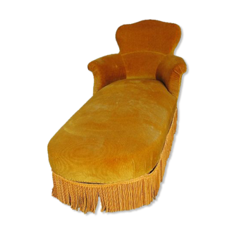 Day bed Louis Philippe style in red velvet