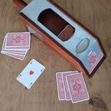 Mahogany croupier's shoe