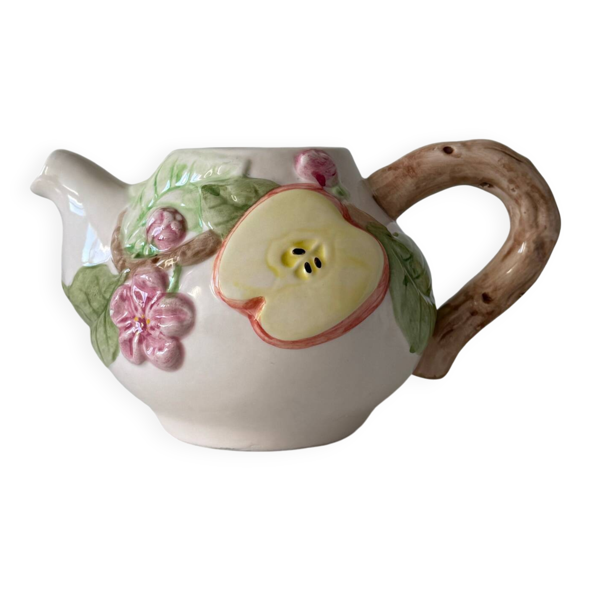 Théière en barbotine