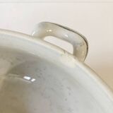 Iron earth soup tureen, Sarreguemines, Eglantine model