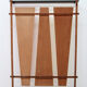 Italian wall coat rack with red cats, cream and hat rack, 1960