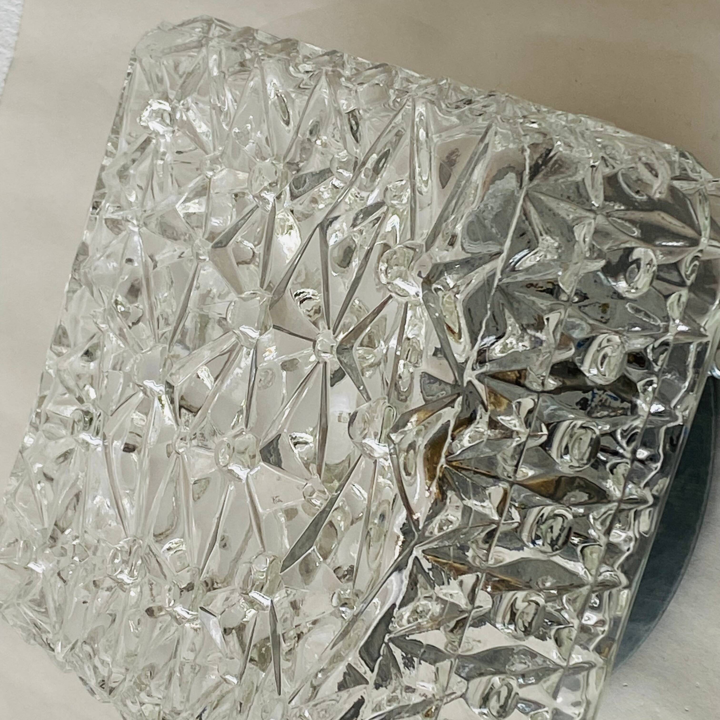 Small wall light ceiling light square glass minimalist porthole LAMP-7316