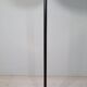 Mid-century black leather and brass floor lamp by Falkenbergs Belysning, Sweden, 1960s.