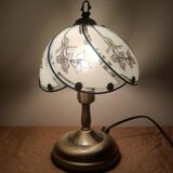 Touch table lamp vintage floral patterns