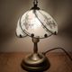 Touch table lamp vintage floral patterns